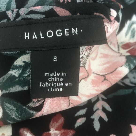 Size S Halogen Floral Blouse - Picture 6 of 7